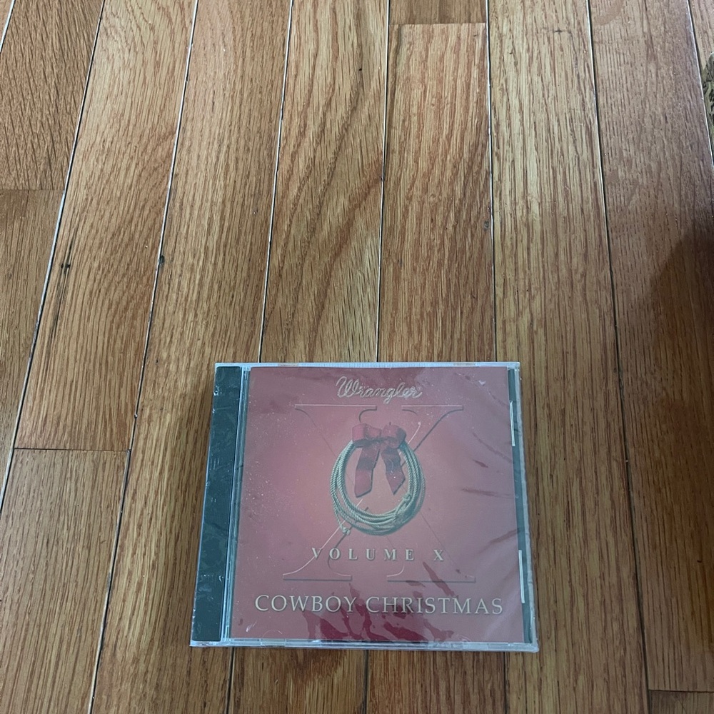 Wrangler Cowboy Christmas Volume X CD - Red and Gold Cover